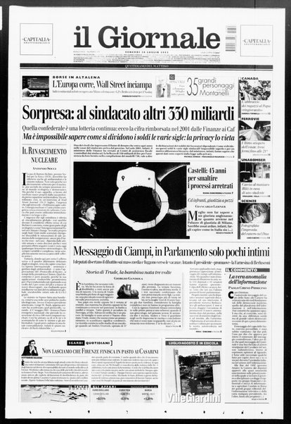 Il giornale : quotidiano del mattino